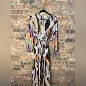Devotion twins printed maxi dress, size S, never been worn